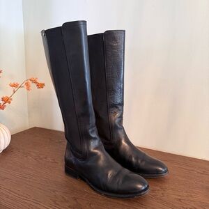 FRYE Black Leather Women’s Riding Boots